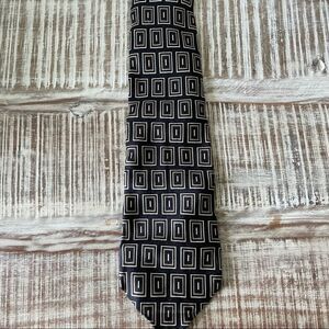 Robert Talbott Nordstrom Black Squares Neck Tie